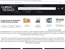 Tablet Screenshot of globalresale.com